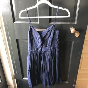 Banana Republic Navy Midi Dress